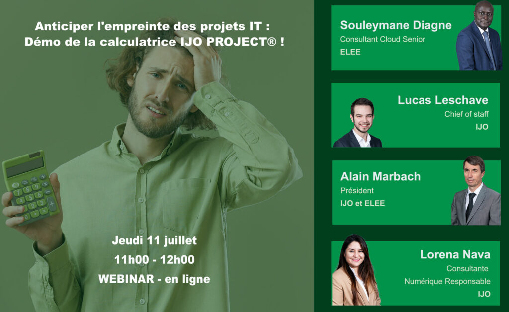 Webinar IJO - Calculatrice Envirommentale Projets IT